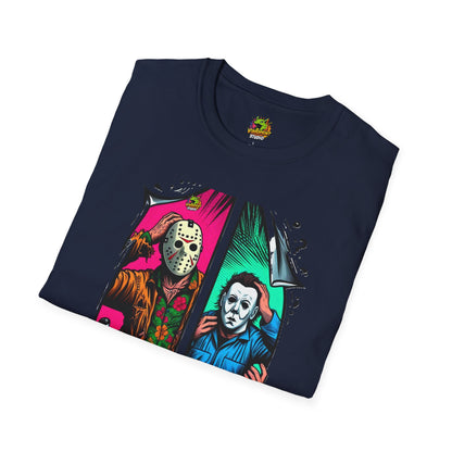 Voorhees - Michael Myers Vintage Shirt | Jason Voorhees Funny Picnic Scene Tee - custom-made. perfect gift idea. Order yours now and stand out with this exclusive piece!