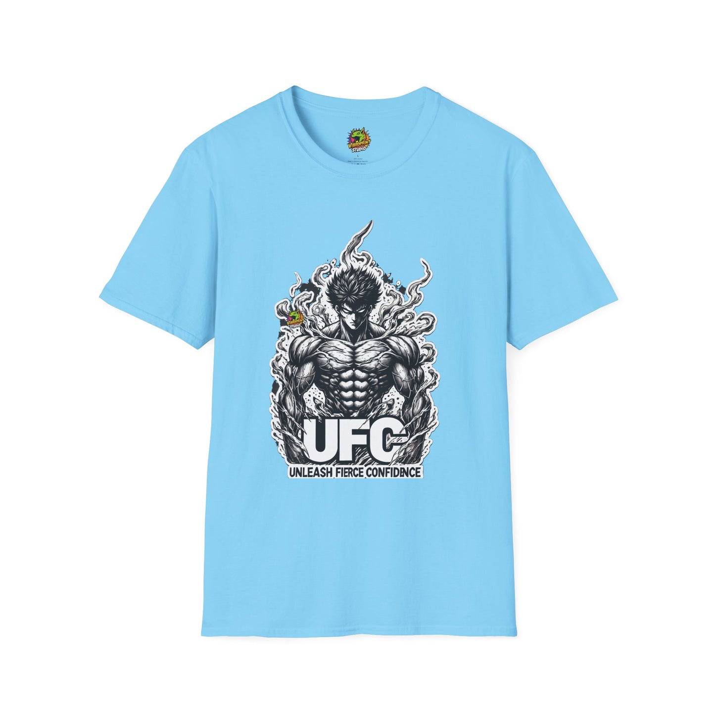 with - UFC T Shirt | Unleash Fierce Confidence | Motivational UFC Tee with Baki Anime Influence - premium material. limited stock. Order yours now and stand out with this exclusive piece!