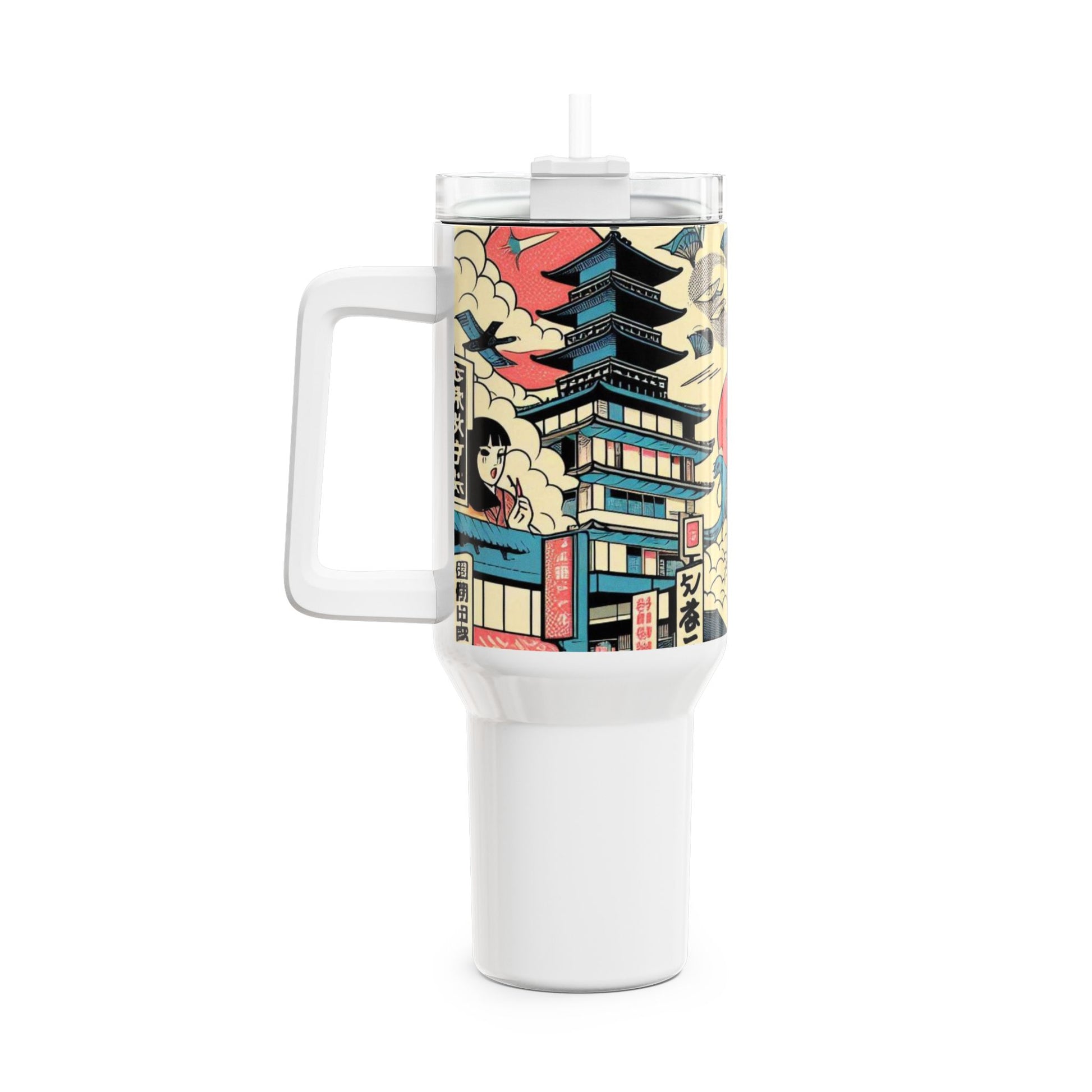 | - Stanley cup | Geek Themed Drinkware for Anime Fans | Colorful Cartoon Tumbler - custom-made. perfect gift idea. Order yours now and stand out with this exclusive piece!