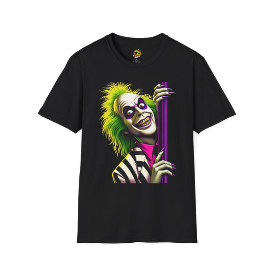 Beetlejuice Shirt | Funny Beetlejuice Shirt | Halloween Horror Shirt | Beetlejuice Costume Tee - High Quality Image