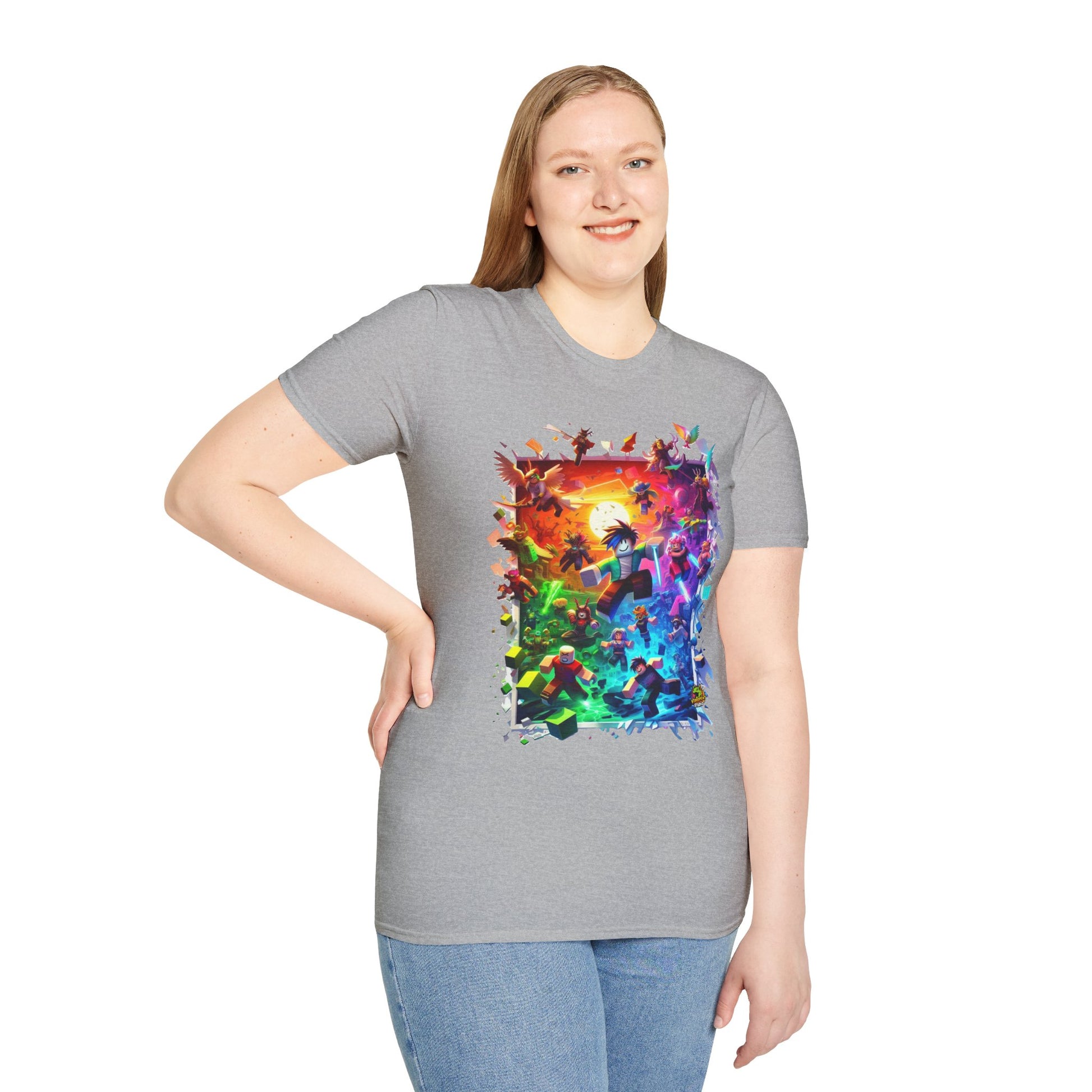 Cool - Roblox Avatar Tee for Boys & Girls | Cool Roblox Kids Shirt | Roblox Graphic T-Shirt | Roblox Gift for Gamers - premium material. limited stock. Order yours now and stand out with this exclusive piece!