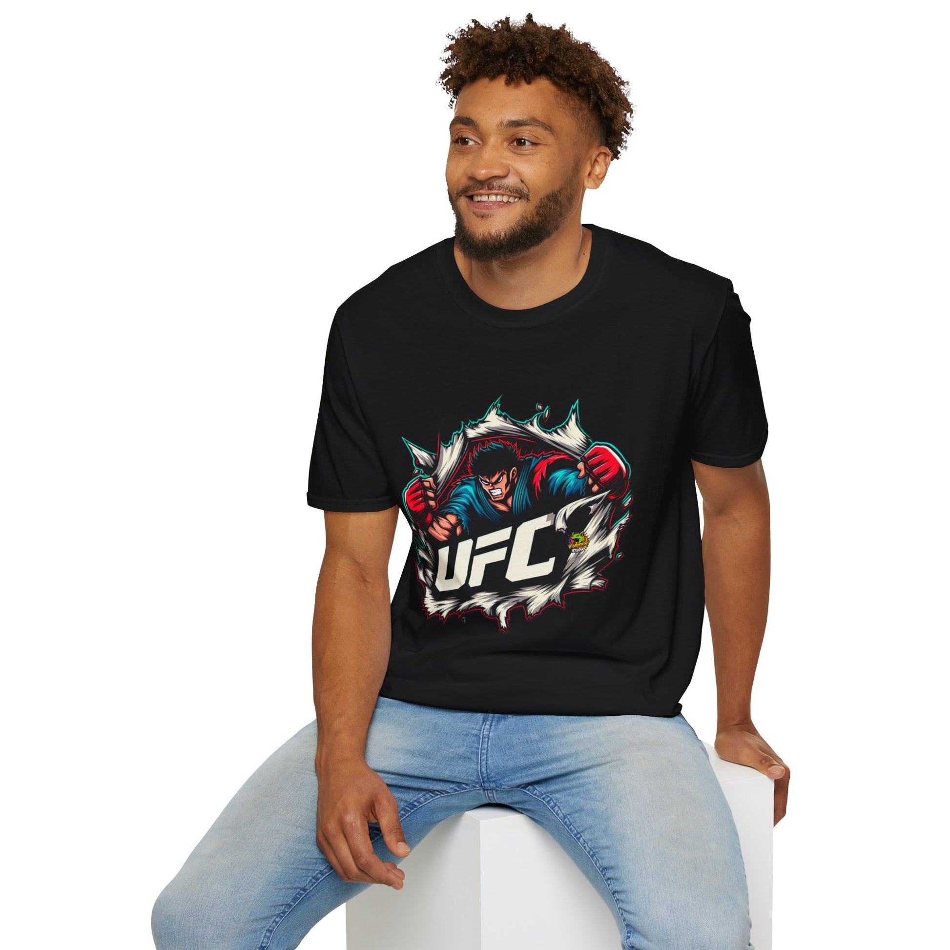 UFC - UFC T Shirt | Unleash Fierce Confidence | UFC Tee for Gym & Anime Fans - premium material. limited stock. Order yours now and stand out with this exclusive piece!