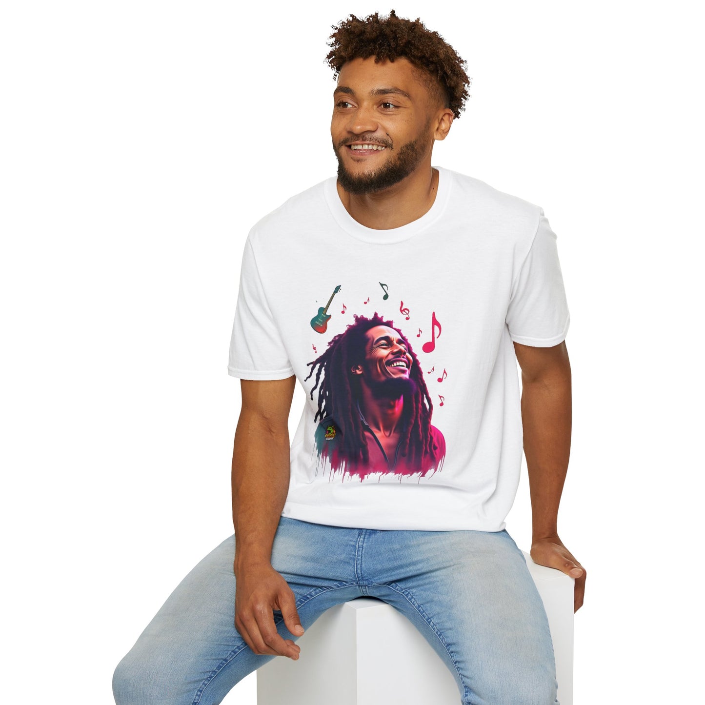 Vibrant - Bob Marley T-Shirt - Vibrant Rasta Revolution - premium material. perfect gift idea. Order yours now and stand out with this exclusive piece!