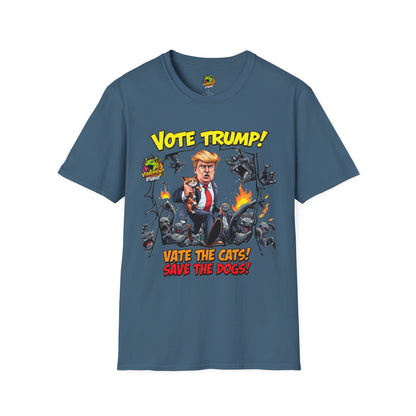 Satire - They're Eating the Dogs Tee | Satire Trump Election T-Shirt | Funny Political Graphic Te - custom-made. perfect gift idea. Order yours now and stand out with this exclusive piece!