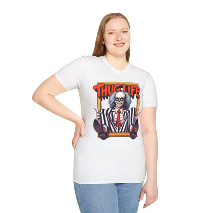 exclusive - Beetlejuice Shirt | Halloween Thug Life Tee | Classic Beetlejuice Graphic T-Shirt for Adults - premium material. limited stock. Order yours now and stand out with this exclusive piece!