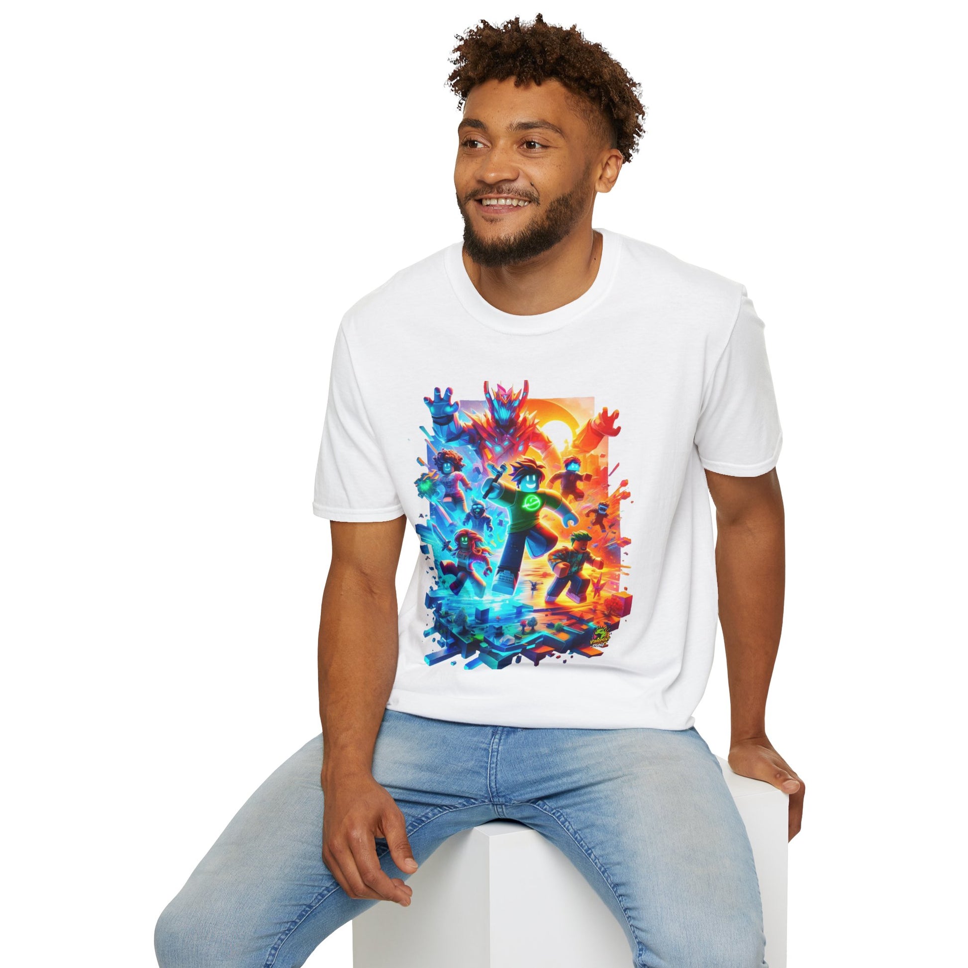 | - Cool Roblox Kids T-Shirt | Roblox Gamer Tee for Boys & Girls | Roblox Graphic Clothing | Fun Gift for Roblox Fans - custom-made. limited stock. Order yours now and stand out with this exclusive piece!