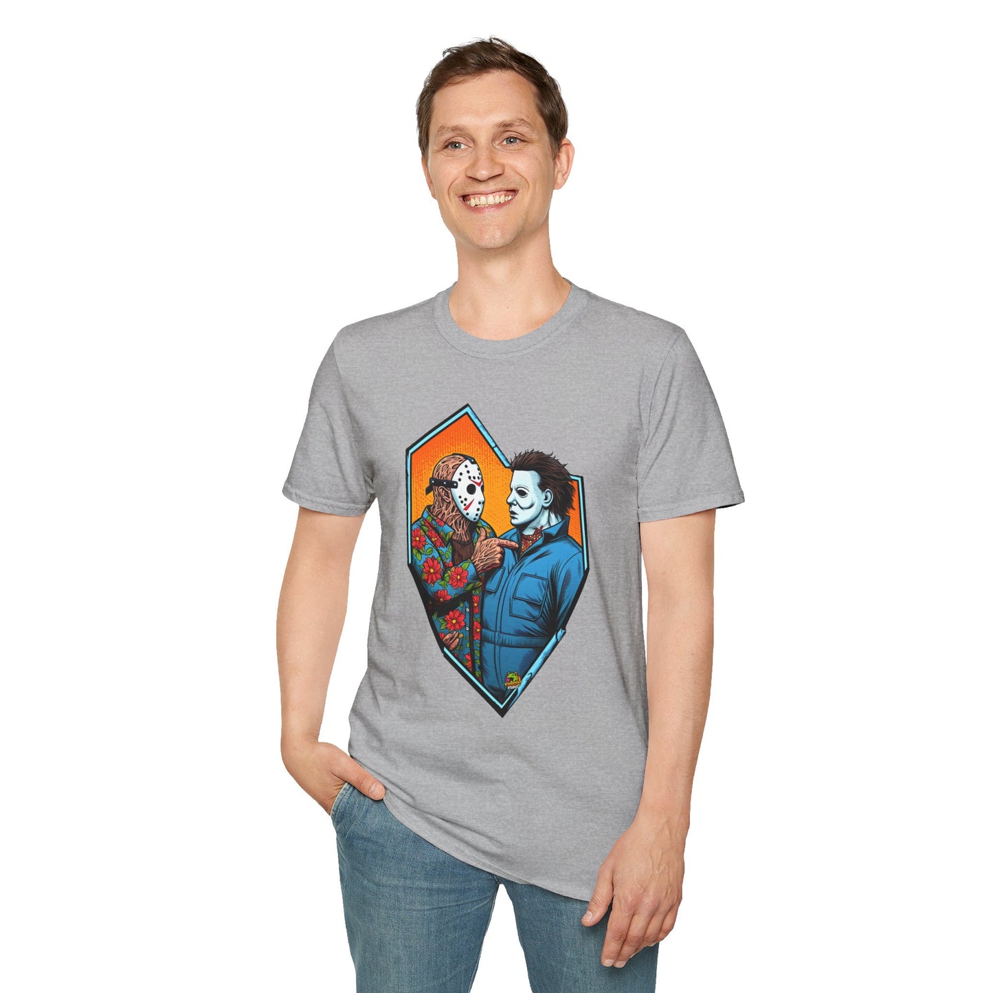 | - Michael Myers Vintage Shirt | Jason & Michael Funny Horror Tee - custom-made. perfect gift idea. Order yours now and stand out with this exclusive piece!