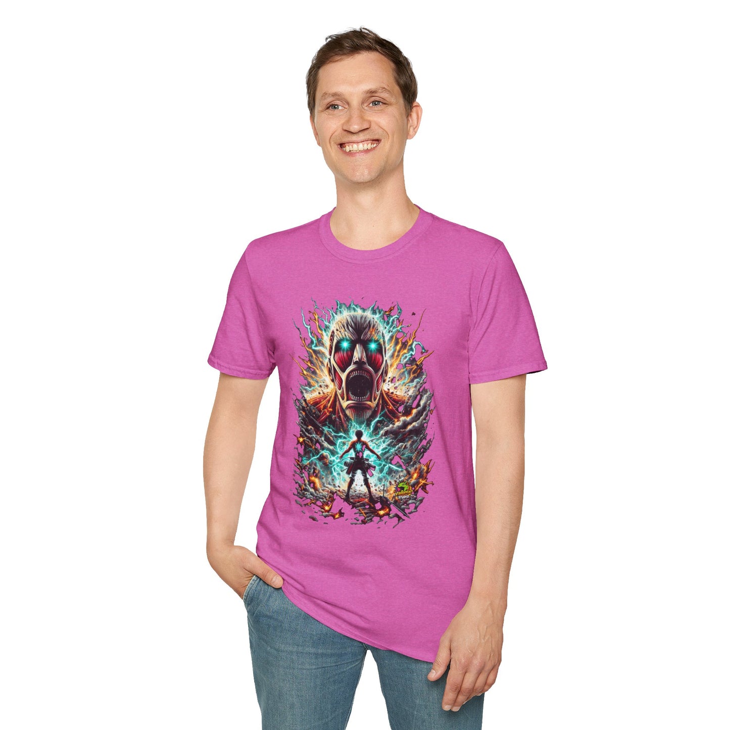 Eren Yeager Titan’s Strength Tee | Attack on Titan Shirt | Shingeki - VibroPrint Studio