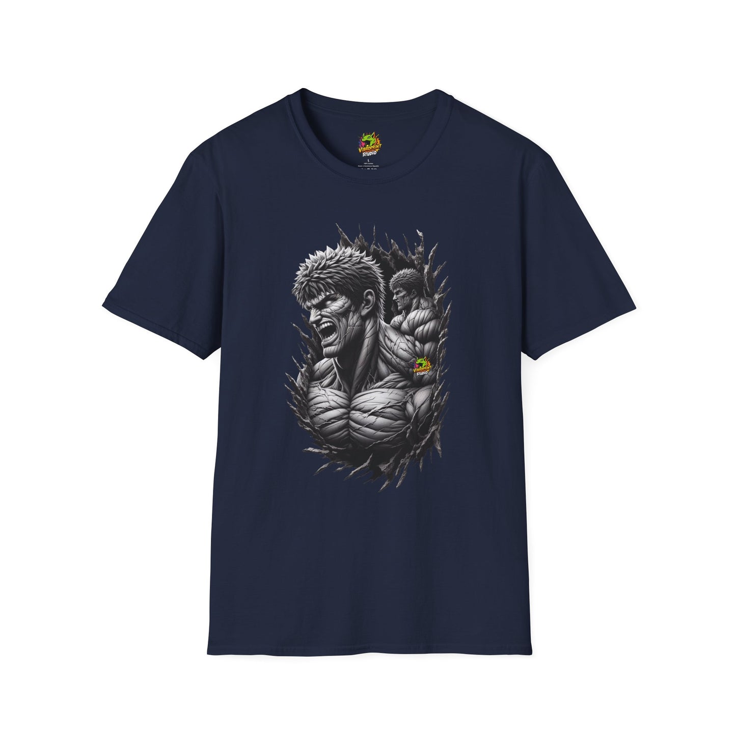 Baki - UFC T Shirt | Unleash Fierce Confidence | Motivational UFC Tee with Baki Anime Influence - premium material. perfect gift idea. Order yours now and stand out with this exclusive piece!