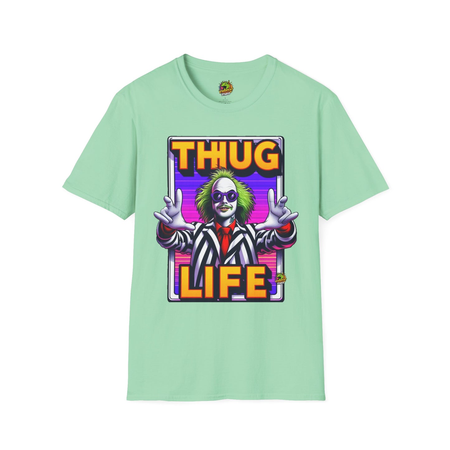 Graphic - Beetlejuice Shirt | Funny Thug Life Halloween Tee | Classic Beetlejuice Graphic T-Shirt - custom-made. limited stock. Order yours now and stand out with this exclusive piece!