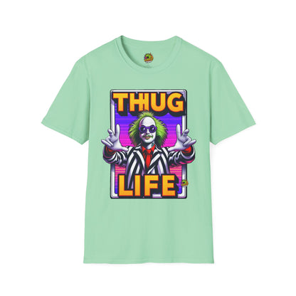 Graphic - Beetlejuice Shirt | Funny Thug Life Halloween Tee | Classic Beetlejuice Graphic T-Shirt - custom-made. limited stock. Order yours now and stand out with this exclusive piece!