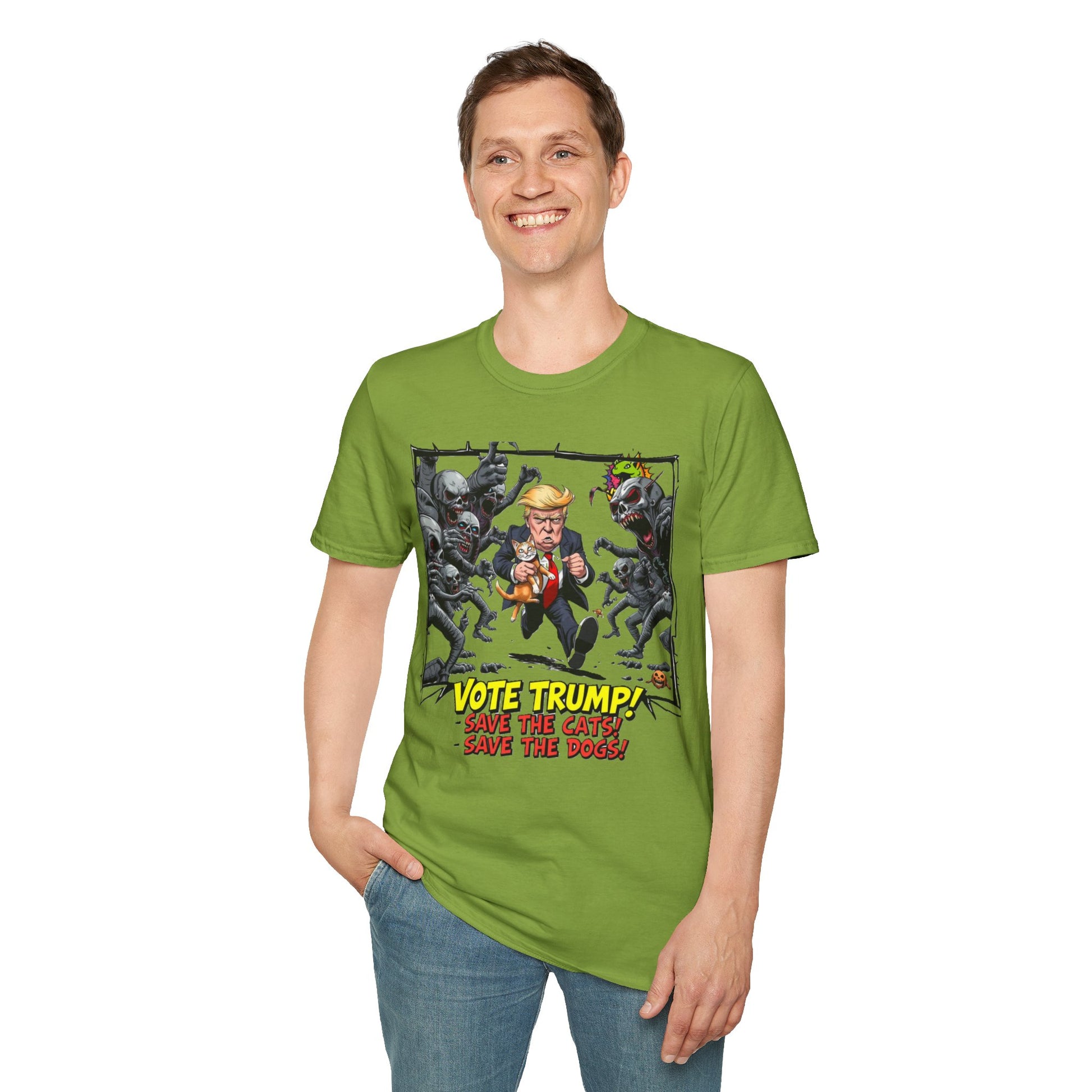 Eating - They're Eating the Dogs Shirt | Political Humor Graphic Tee | Satire Trump Election T-Shirt - premium material. perfect gift idea. Order yours now and stand out with this exclusive piece!