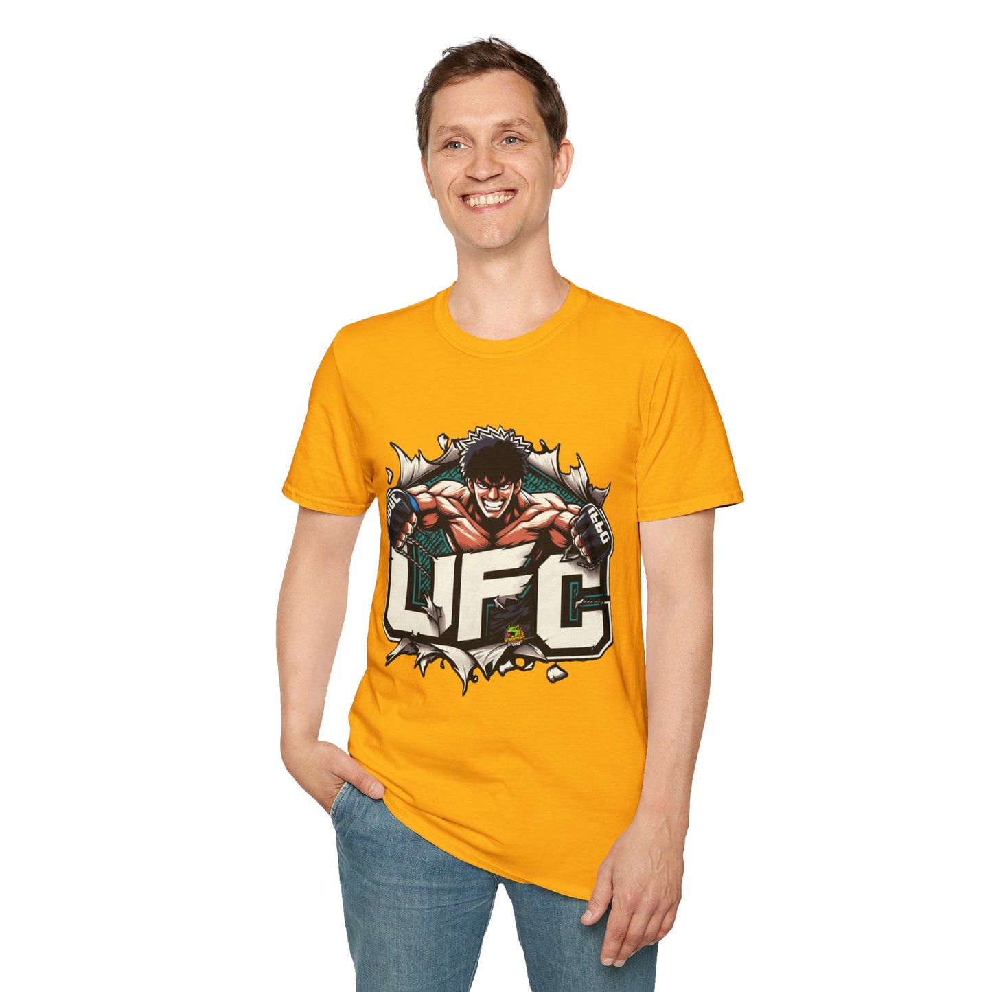 Michael Myers inspired design - UFC T Shirt | Unleash Fierce Confidence | Motivational UFC Tee Shirts - unique graphic tee. perfect Halloween gift for fans of horror culture. Order yours now and stand out with this exclusive piece!