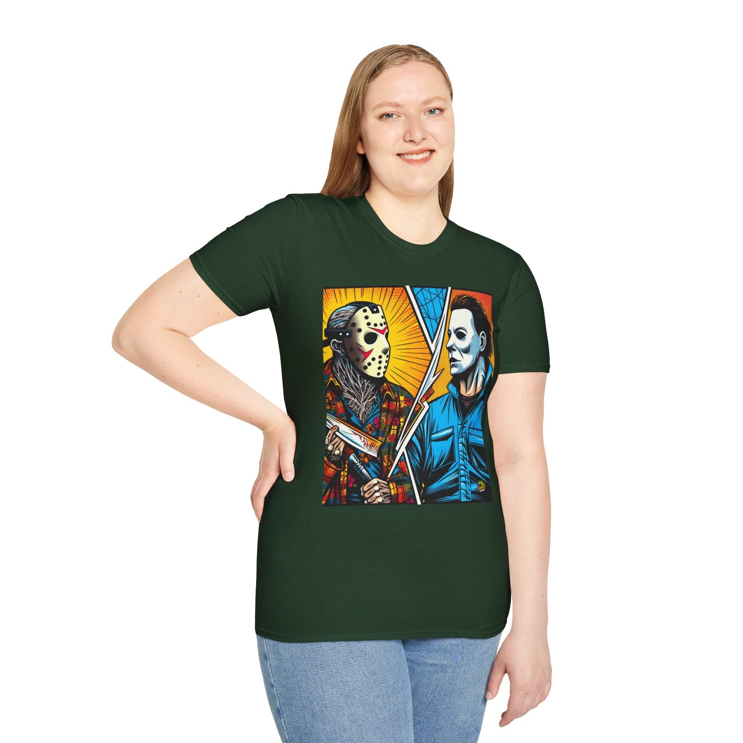 Jason & Michael Halloween Shirt | Funny Vintage Horror Tee