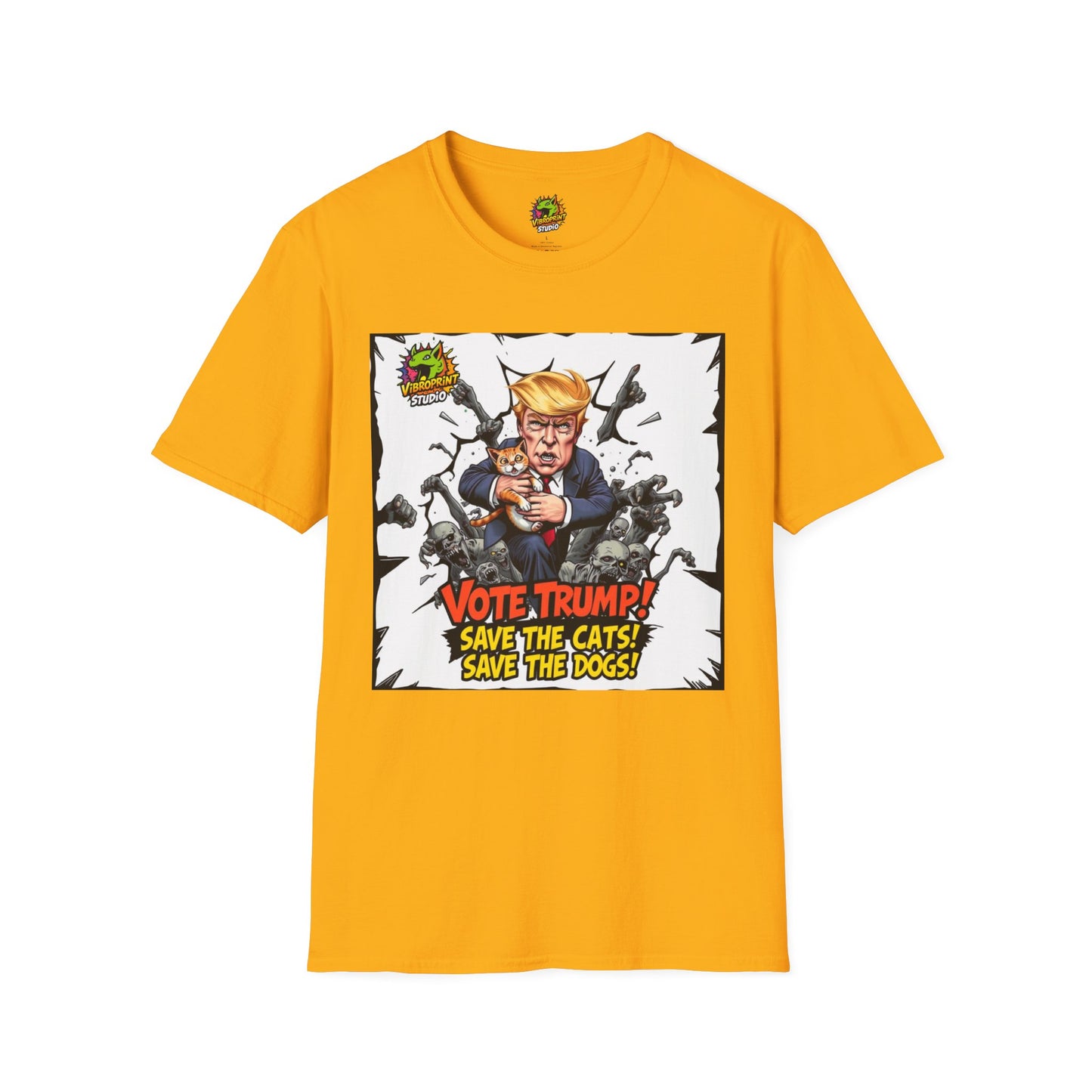 Election - They're Eating the Dogs Tee | Trump Election Satire T-Shirt | Funny Meme Graphic Tee - premium material. limited stock. Order yours now and stand out with this exclusive piece!