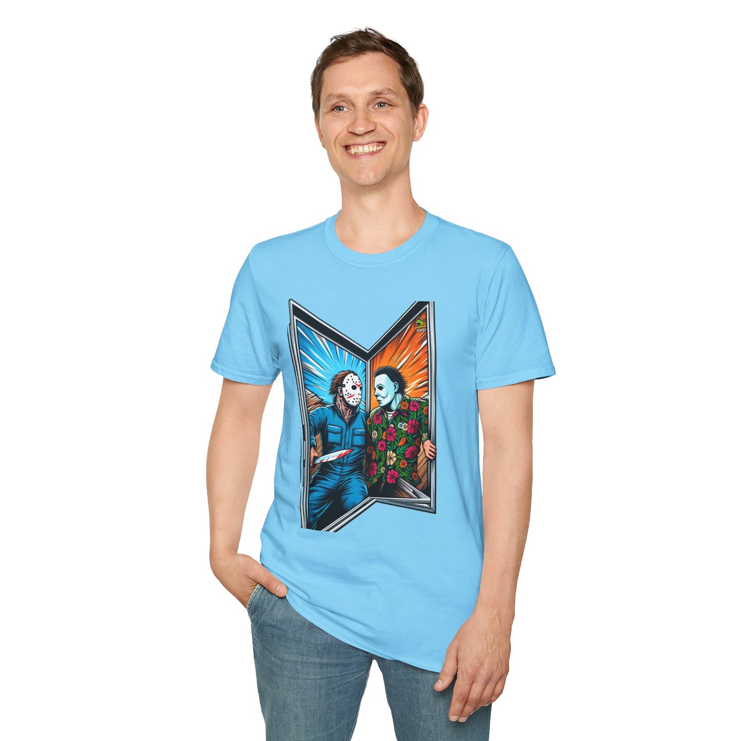 Funny Michael Myers Shirt | Jason Voorhees and Michael Halloween Tee