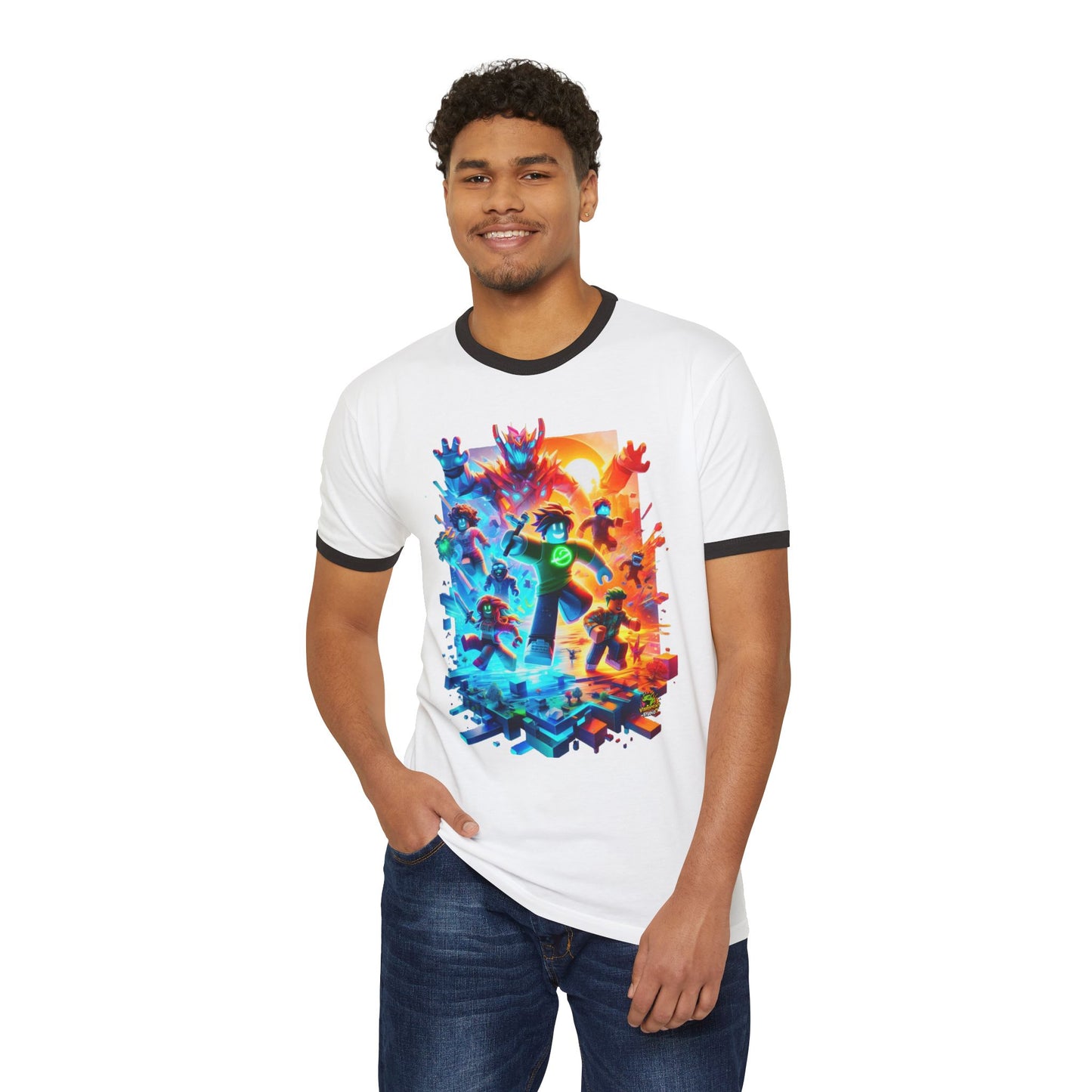 Roblox T Shirt for Gamers | Roblox Fan Adventure Tee | Roblox T Shirt - High Quality Image