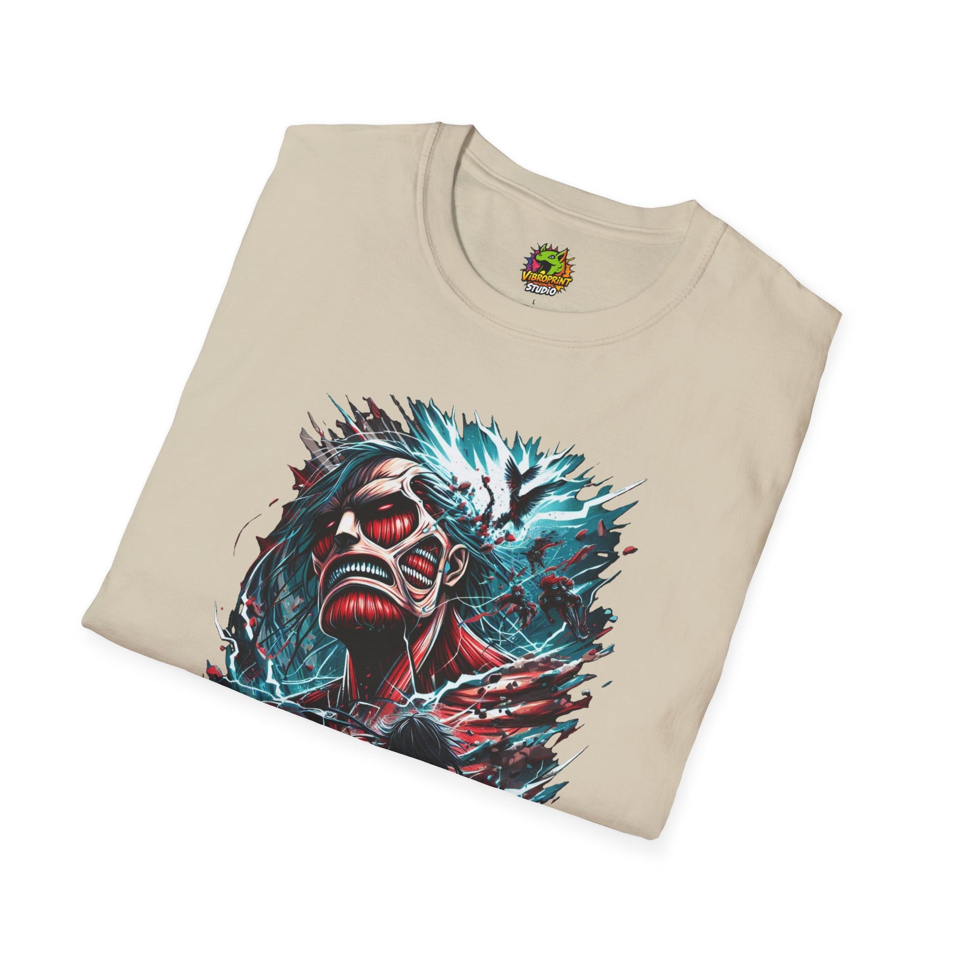 Eren Yeager Titan’s Resolve Unshaken Tee | Official Attack on Titan - VibroPrint Studio