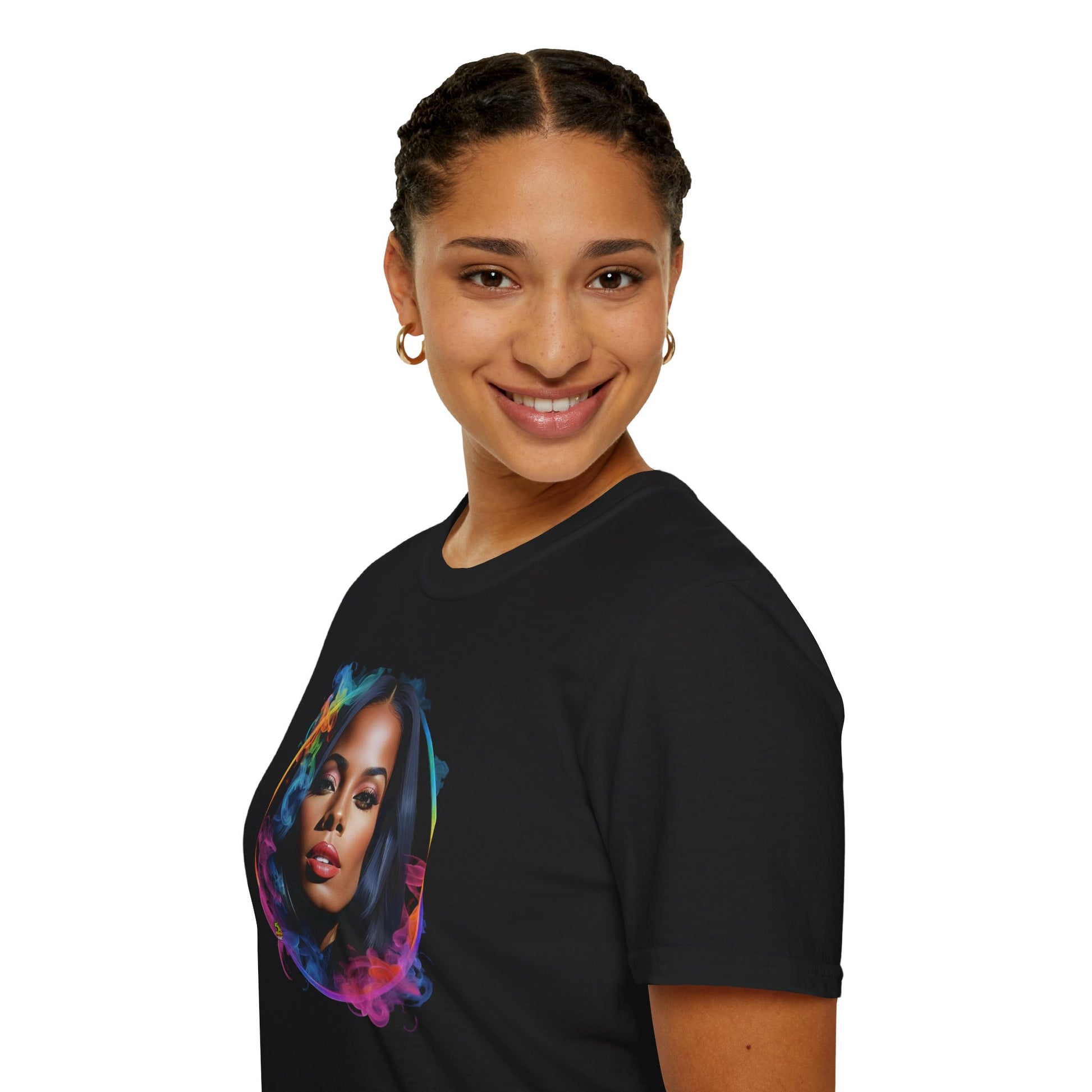 | - Aaliyah shirt | Honoring a True Icon | Memorial Tribute to Aaliyah Dana Haughton - custom-made. limited stock. Order yours now and stand out with this exclusive piece!