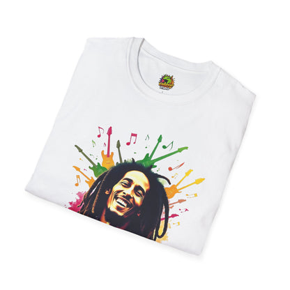 - - Bob Marley T-Shirt - Soulful Echoes - premium material. limited stock. Order yours now and stand out with this exclusive piece!