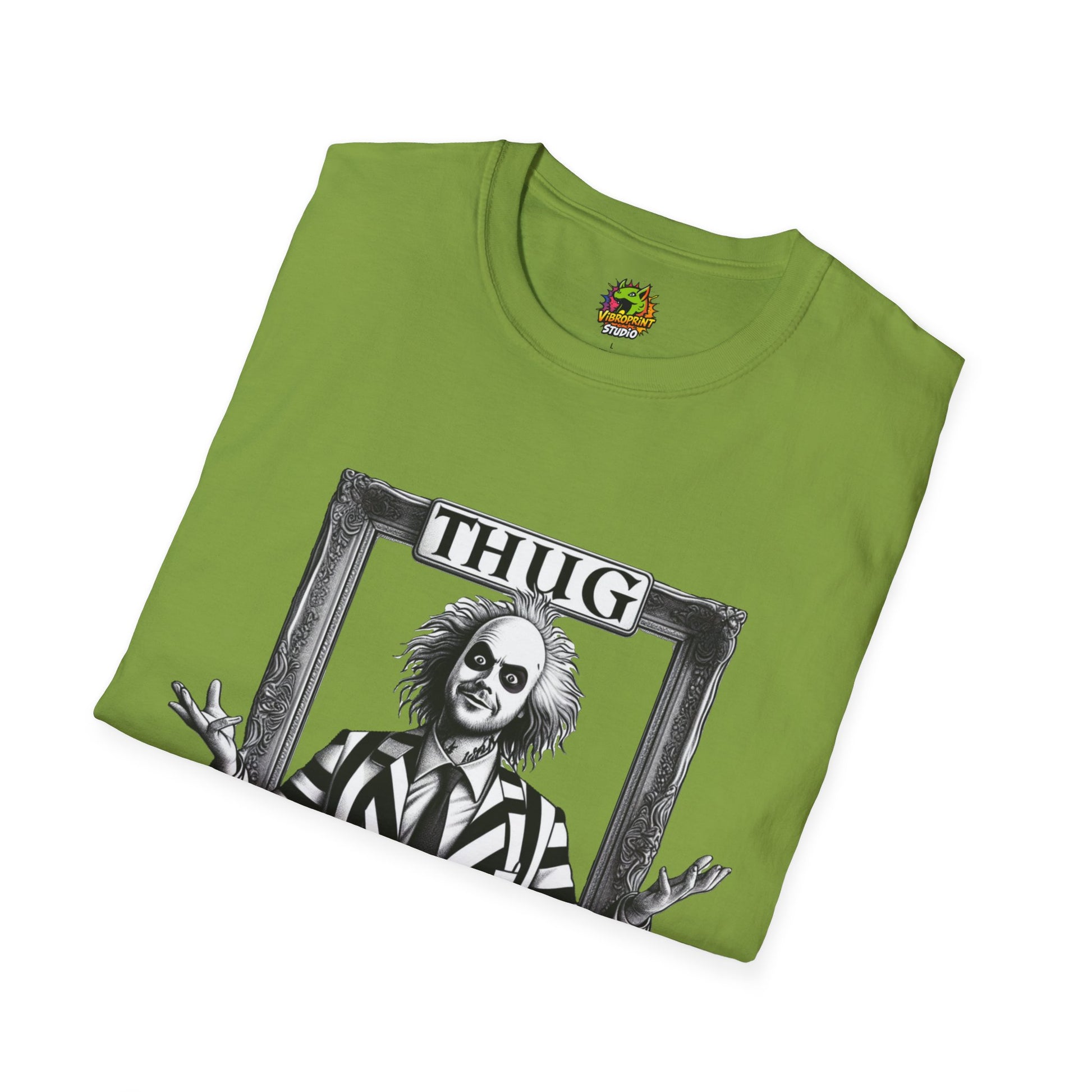 high-quality - Beetlejuice Shirt | Thug Life Halloween T-Shirt | Beetlejuice Costume Tee with Attitude - custom-made. limited stock. Order yours now and stand out with this exclusive piece!