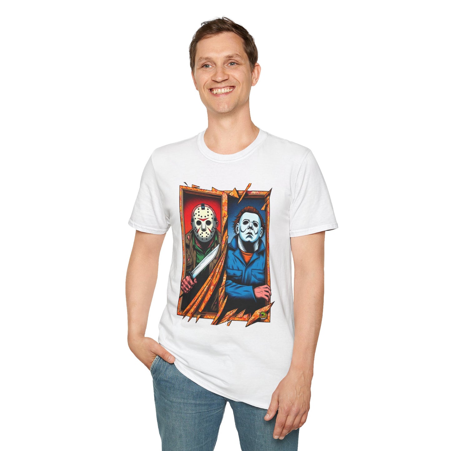 Michael Myers Vintage Tee | Jason Voorhees Funny Picnic Scene