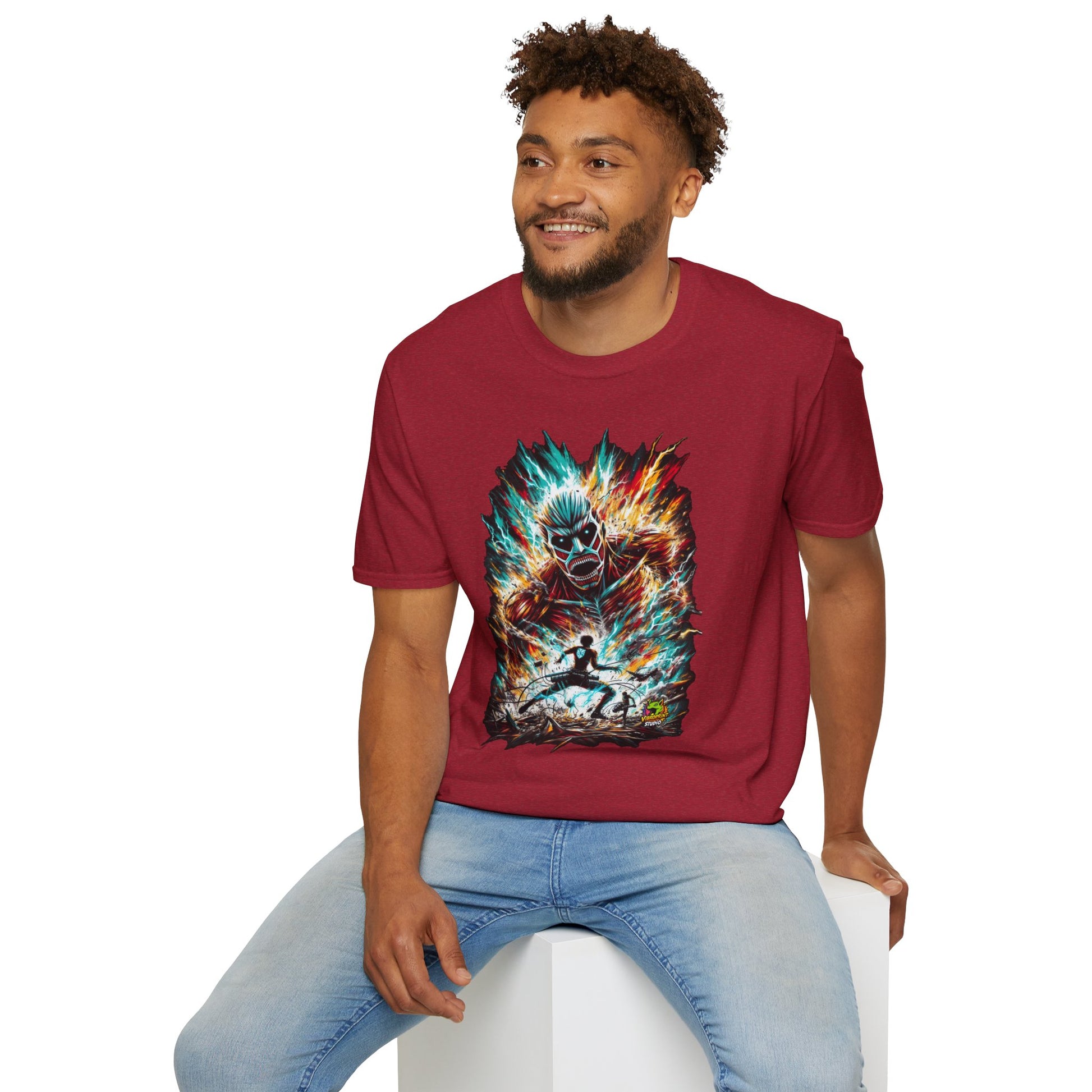 Eren Yeager Titan’s Power Tee | Attack on Titan Shirt | Shingeki no - VibroPrint Studio