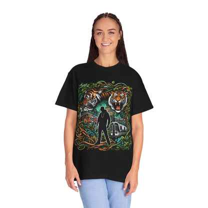 Hip-Hop - Urban Jungle Beats Rapper Merch | Hip-Hop City & Nature Fusion T-Shirt Design - custom-made. perfect gift idea. Order yours now and stand out with this exclusive piece!