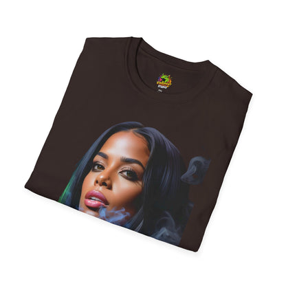 Aaliyah shirt | Tribute to the Queen of Urban Pop | Memorial R&B Portrait Tee