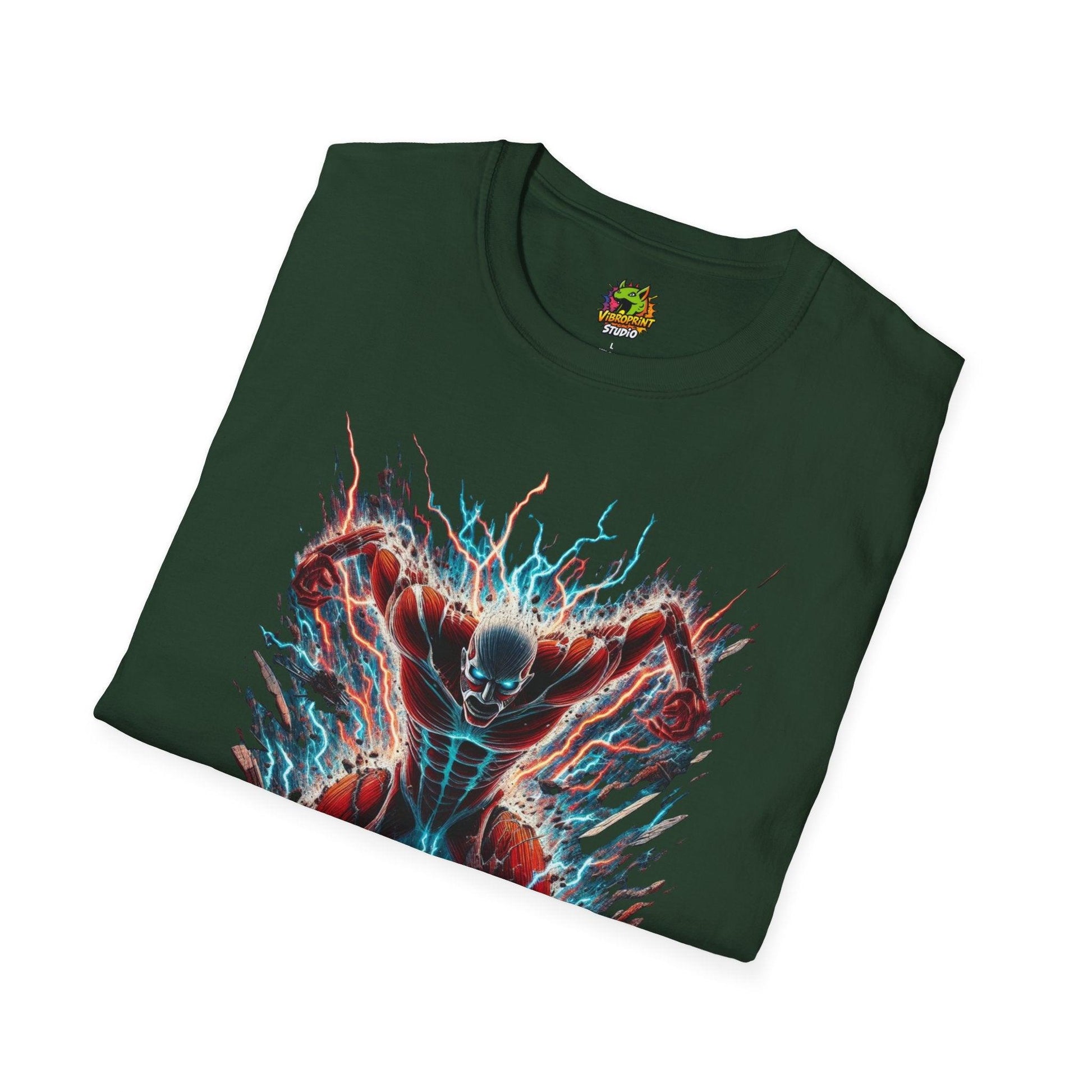 Eren Yeager Titan’s Courage Tee | Official Attack on Titan Shirt | - VibroPrint Studio