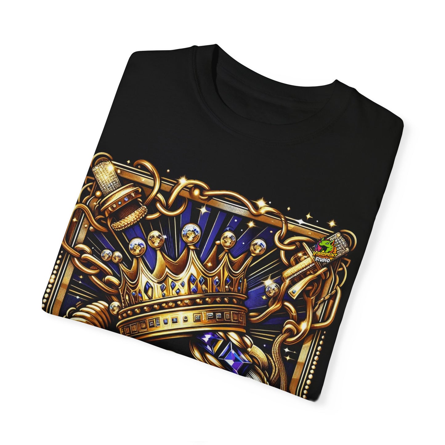 & - Rapper Merch with Gold Chains & Crown Motif | Hip-Hop Luxury Streetwear - premium material. limited stock. Order yours now and stand out with this exclusive piece!