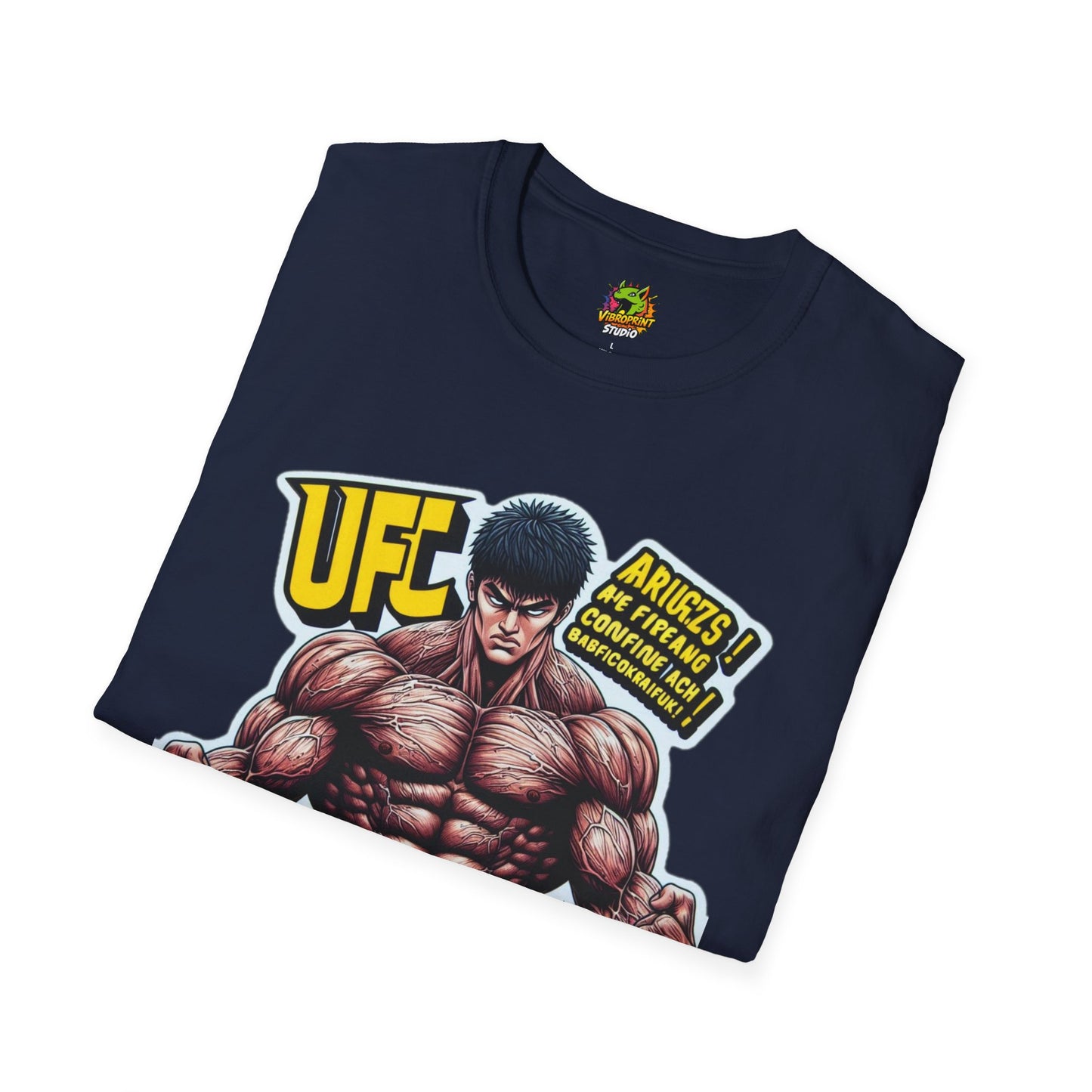 UFC T Shirt | Unleash Fierce Confidence | Motivational UFC Tee with Baki Anime Elements