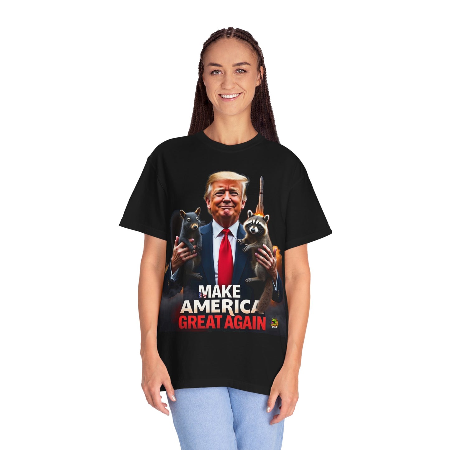 – - Peanut the Squirrel & Trump Make America Great Again T-shirt – SpaceX Launch 3D Patriotic Design - premium material. limited stock. Order yours now and stand out with this exclusive piece!