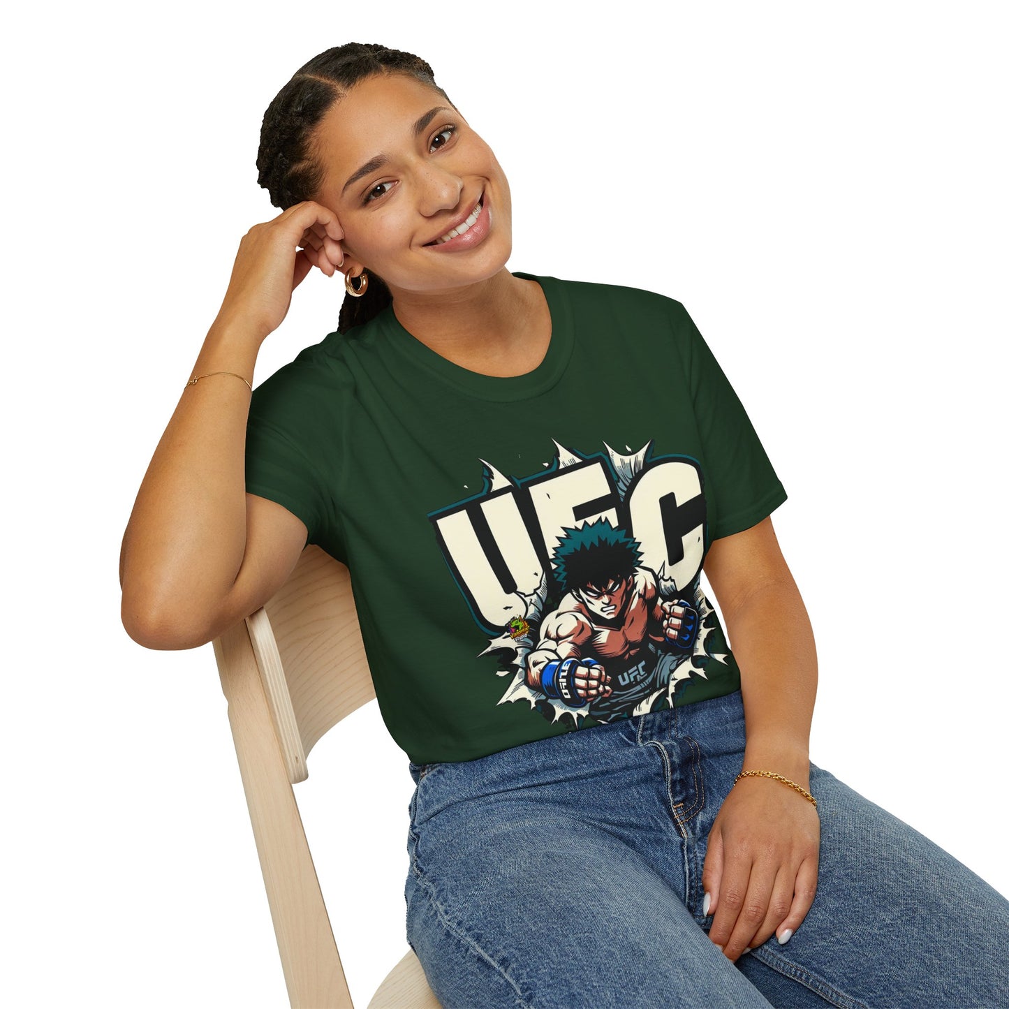 UFC T Shirt | Motivational Sport Tee | UFC Shirt for Gym & Anime Lovers