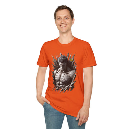 UFC T Shirt | Unleash Fierce Confidence | UFC Tee with Baki Anime Elements for Fitness Enthusiasts