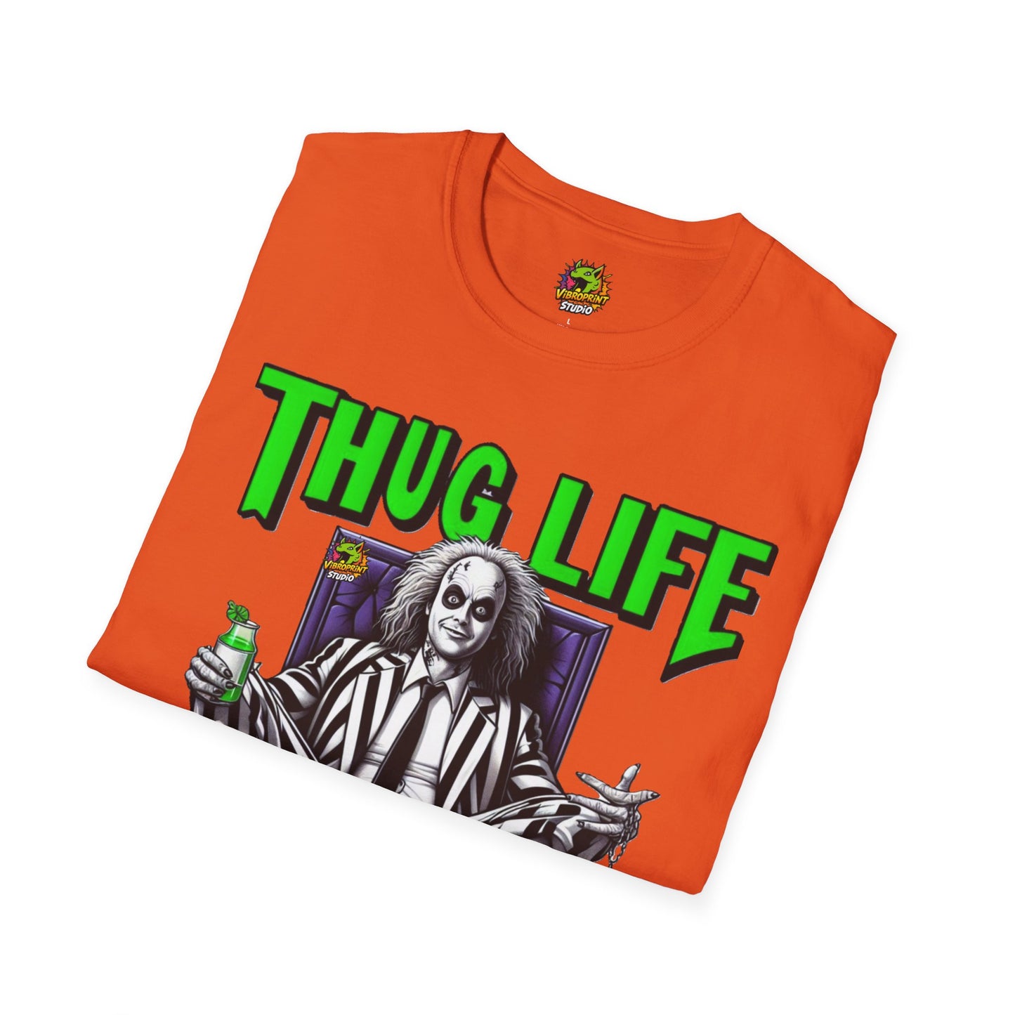 | - Beetlejuice Shirt | Thug Life Halloween T-Shirt | Creepy Beetlejuice Graphic Tee - custom-made. perfect gift idea. Order yours now and stand out with this exclusive piece!