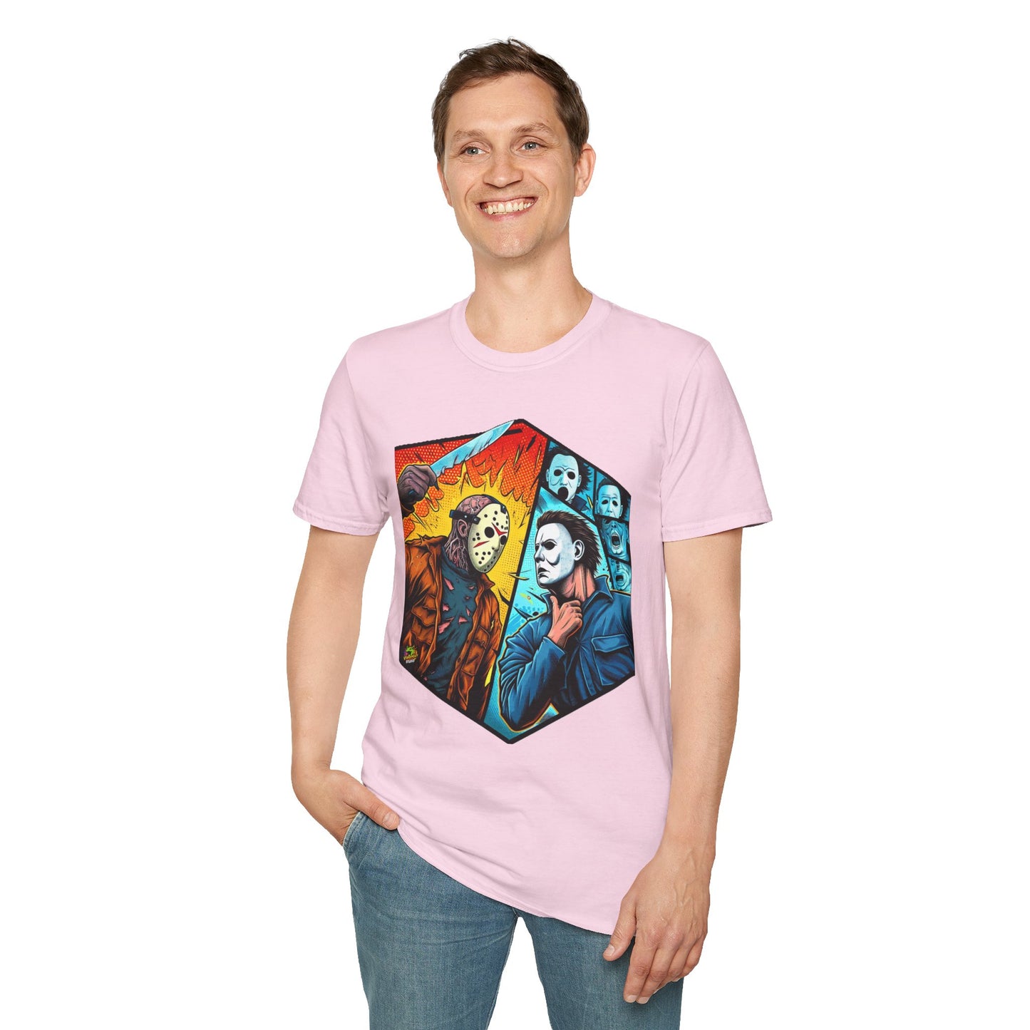 Michael Myers Vintage Shirt | Jason & Michael Halloween Tee