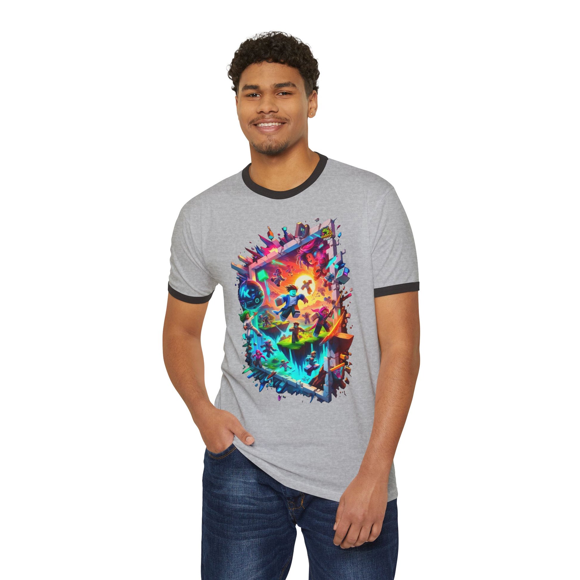 Roblox T Shirt for Gamers | Roblox Adventure Fan Tee | Roblox T Shirt for All Ages - High Quality Image