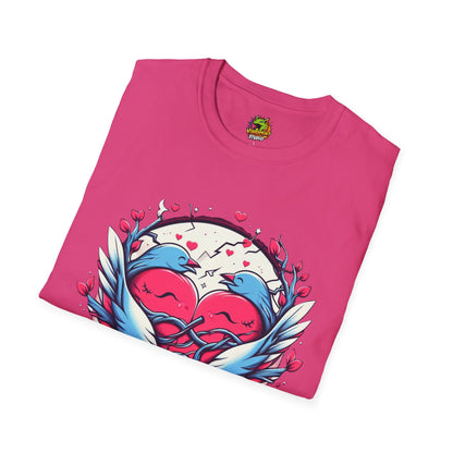 Front: Valentine's Day Unisex Softstyle T-Shirt