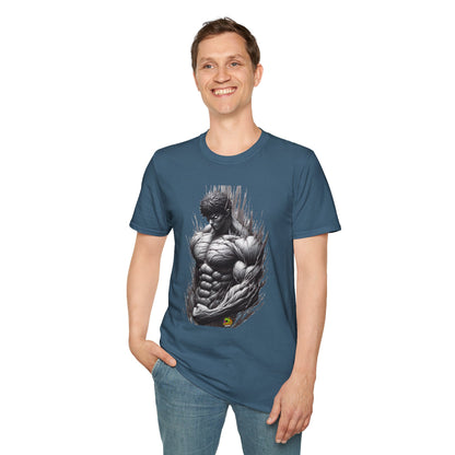 UFC T Shirt | Unleash Fierce Confidence | UFC Tee with Baki Anime Inspiration for Fitness Lovers