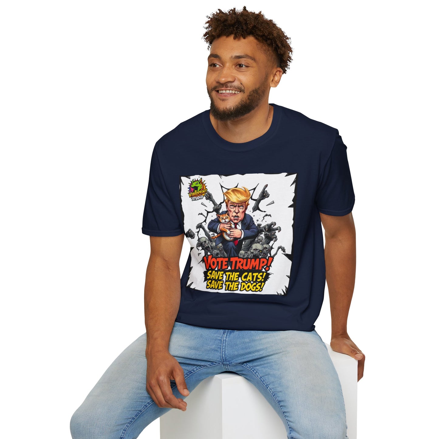 They're Eating the Dogs Tee | Trump Election Satire T-Shirt | Funny Meme Graphic Tee