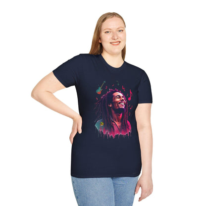 Revolution - Bob Marley T-Shirt - Vibrant Rasta Revolution - custom-made. perfect gift idea. Order yours now and stand out with this exclusive piece!