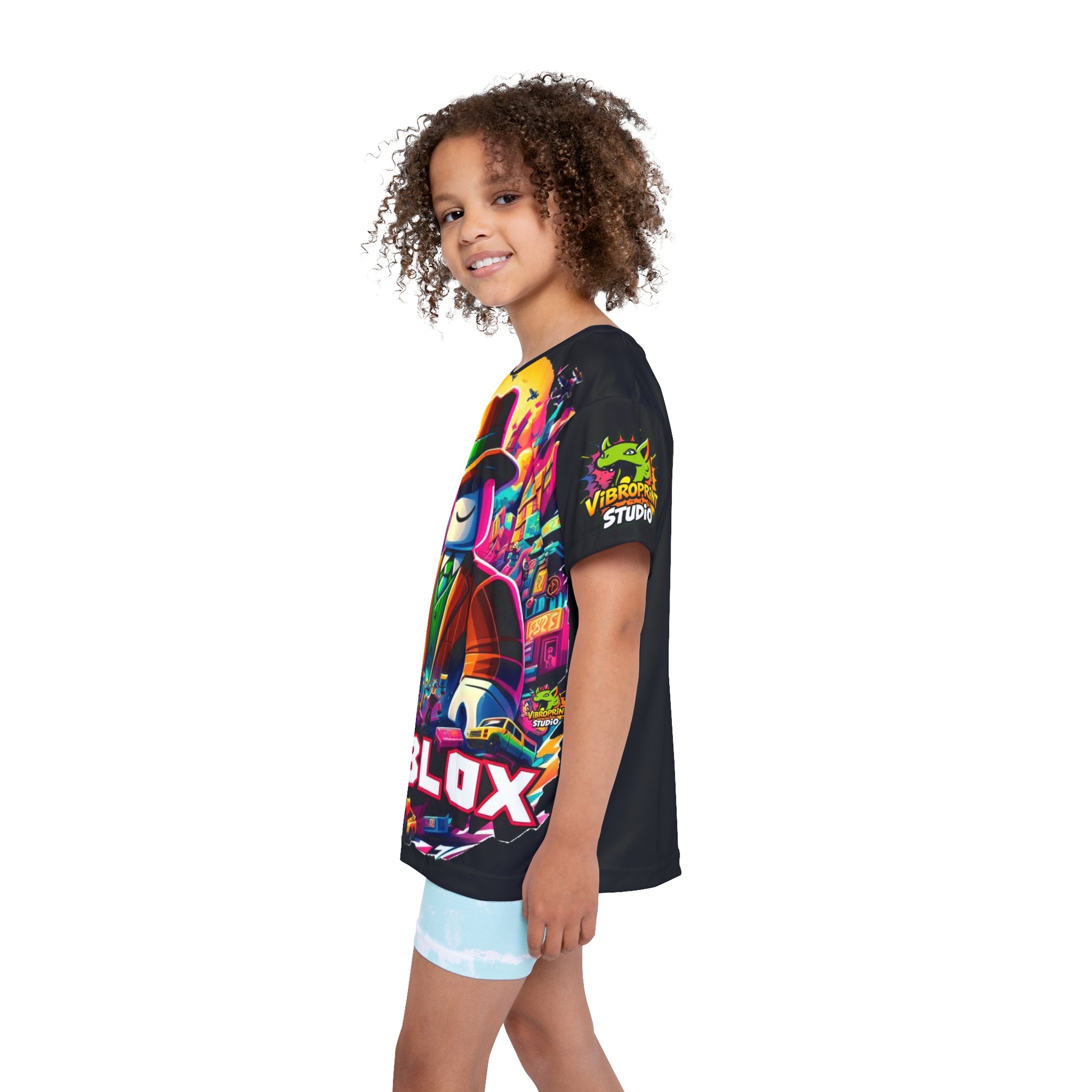 Fun Gamer Style Roblox Kids Tee