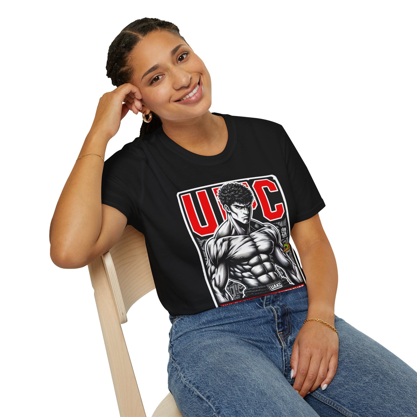 Unleash - UFC T Shirt | Unleash Fierce Confidence | UFC Tee Inspired by Baki Anime T Shirt - custom-made. perfect gift idea. Order yours now and stand out with this exclusive piece!