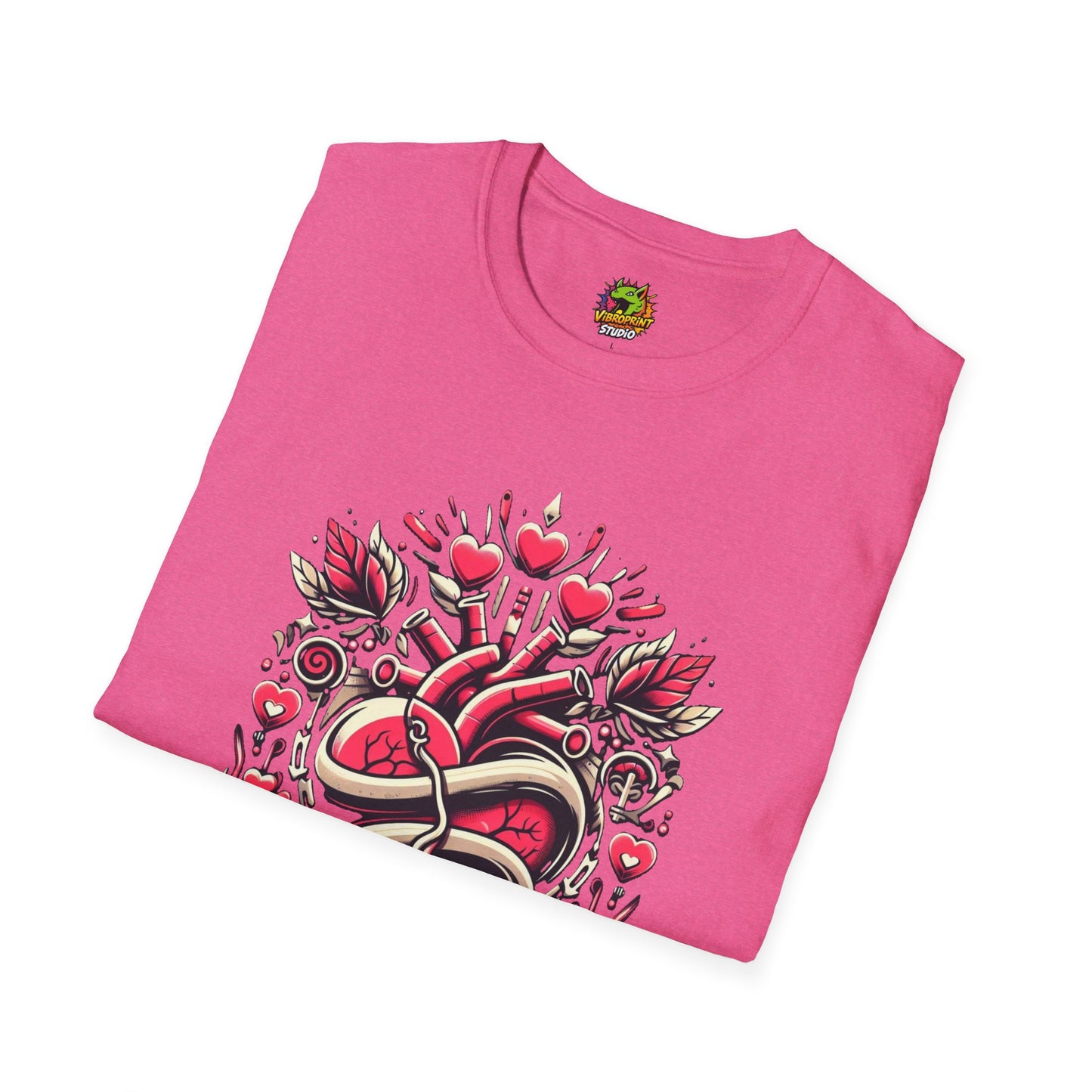 Close-up Valentine's Day T-Shirt - Soft Unisex Tee Fabric