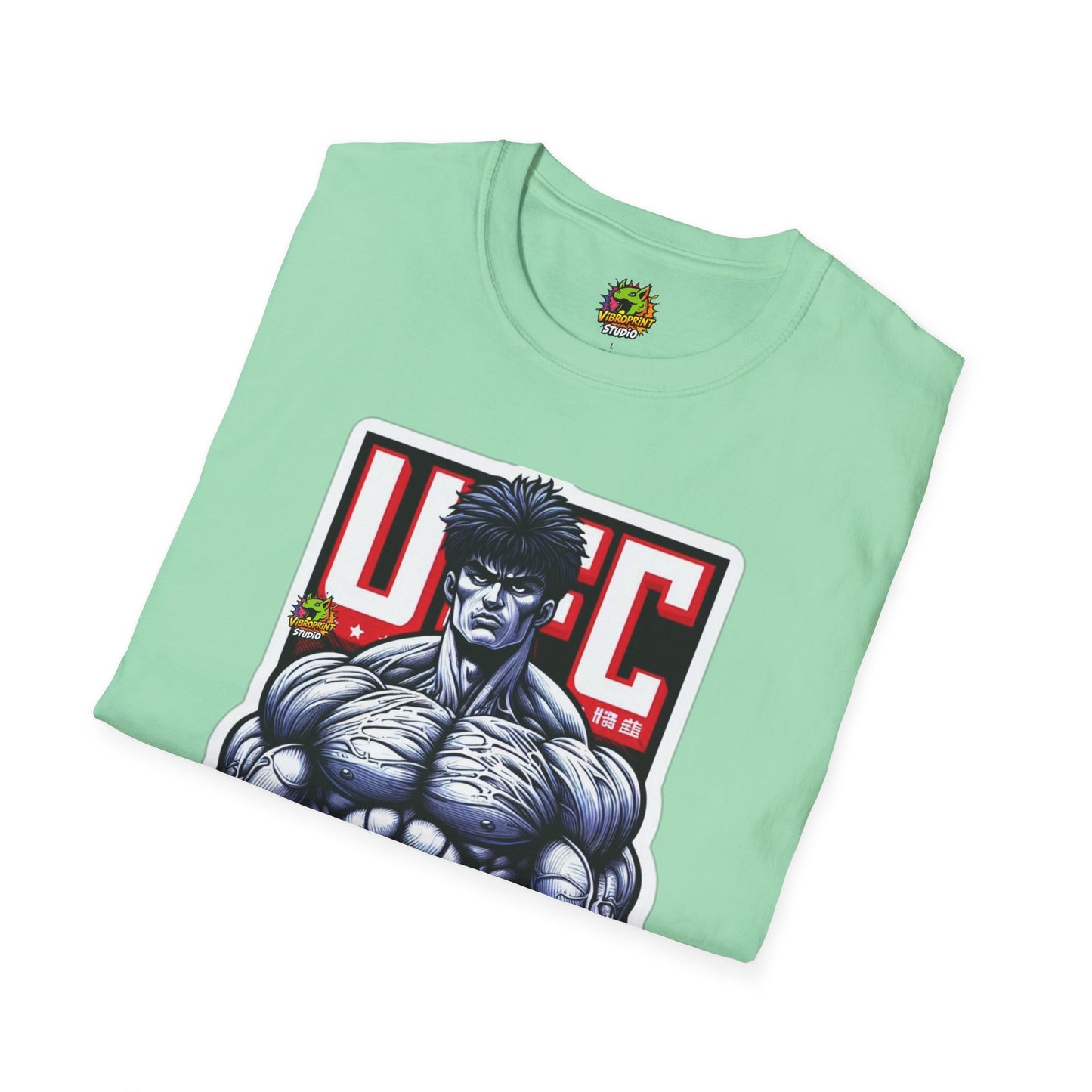 UFC T Shirt | Unleash Fierce Confidence | Motivational UFC Tee with Baki Anime Strength