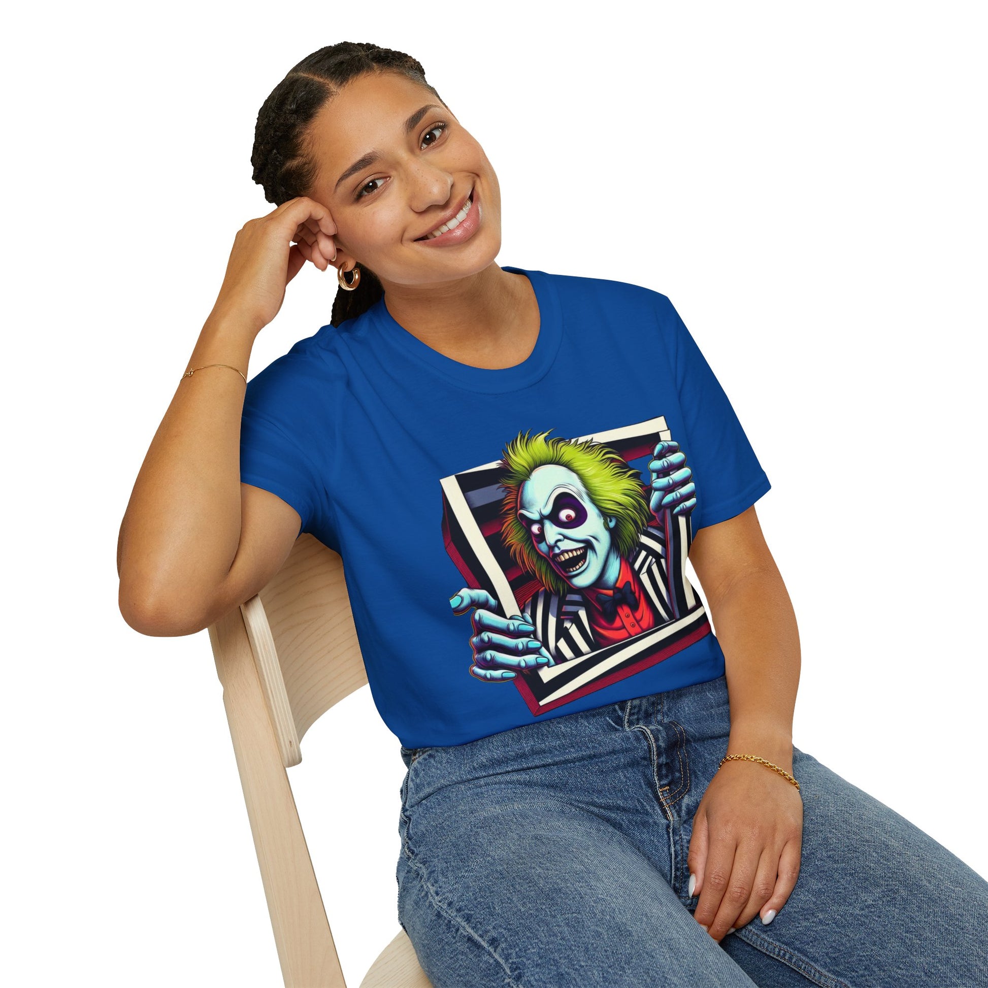 high-quality - Beetlejuice Shirt | Retro Halloween Graphic Tee | Classic Beetlejuice Movie Style | Funny and Spooky T-Shirt for Adults - custom-made. limited stock. Order yours now and stand out with this exclusive piece!