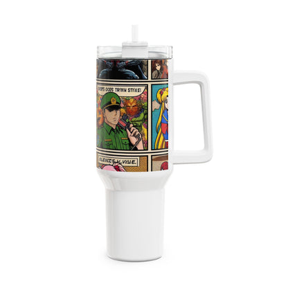 Drinkware - Stanley Tumbler | Geek and Anime Themed Drinkware for Gamers | Colorful Cartoon Tumbler - custom-made. perfect gift idea. Order yours now and stand out with this exclusive piece!