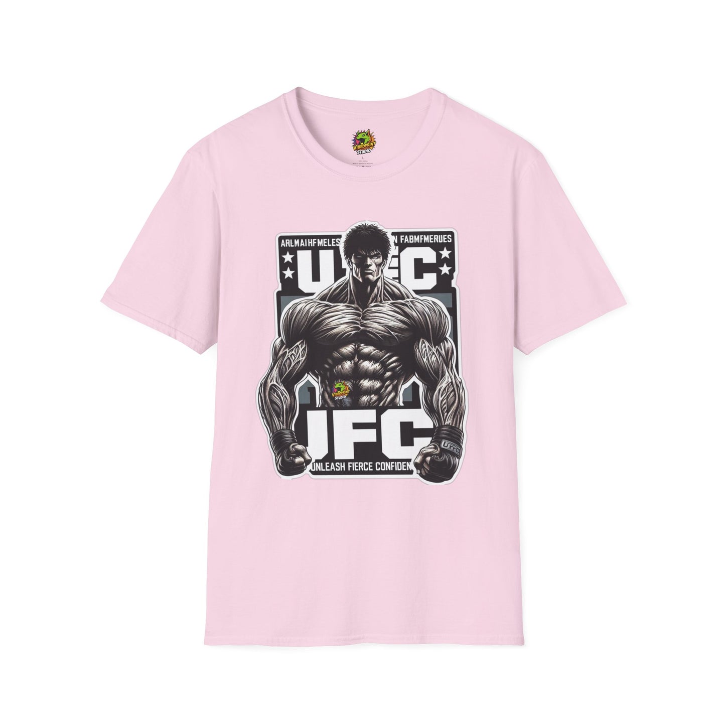 UFC - UFC T Shirt | Unleash Fierce Confidence | UFC Tee with Baki Anime Strength for Fitness Enthusiasts - custom-made. limited stock. Order yours now and stand out with this exclusive piece!