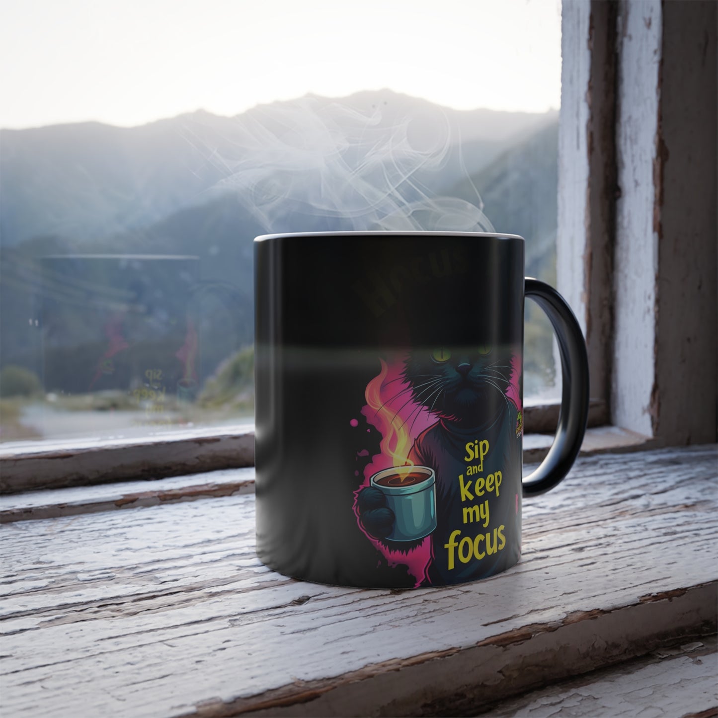 Travelers - Hocus Pocus Mug | Magic for Travelers | Travel Mug | Color Changing - custom-made. limited stock. Order yours now and stand out with this exclusive piece!